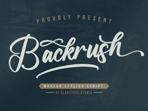 Backrush Free Font
