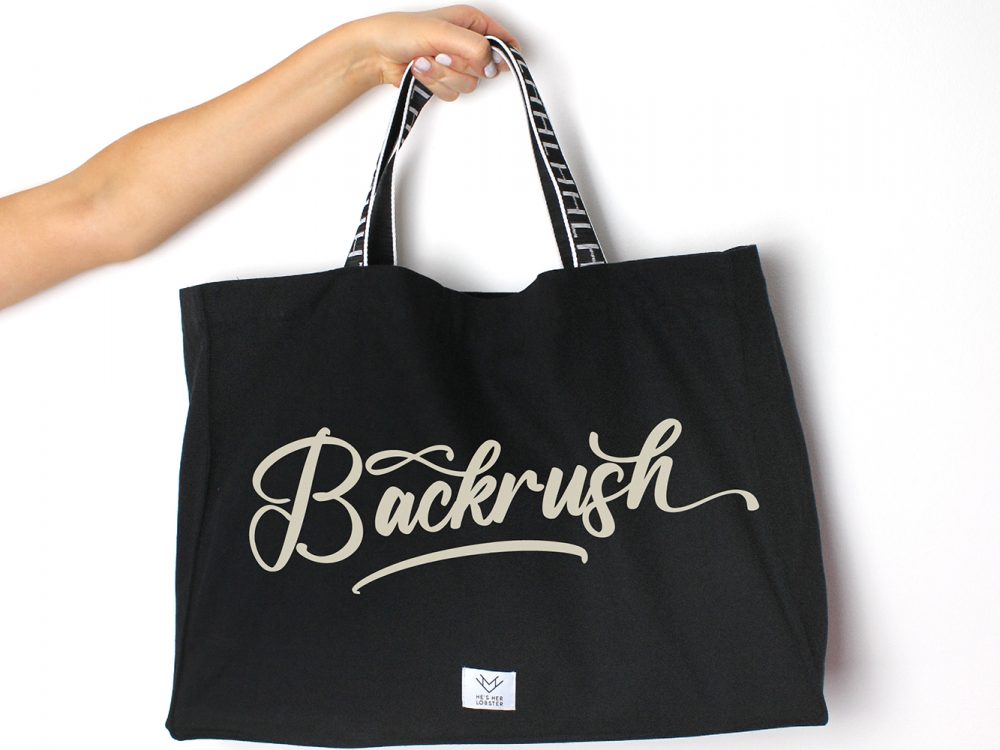 Backrush Free Font