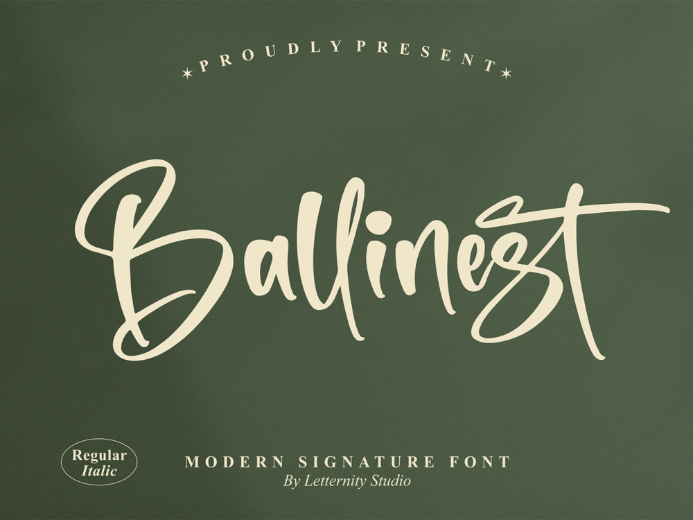 Ballinest Free Font