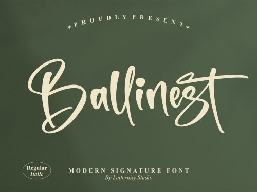 Ballinest Free Font