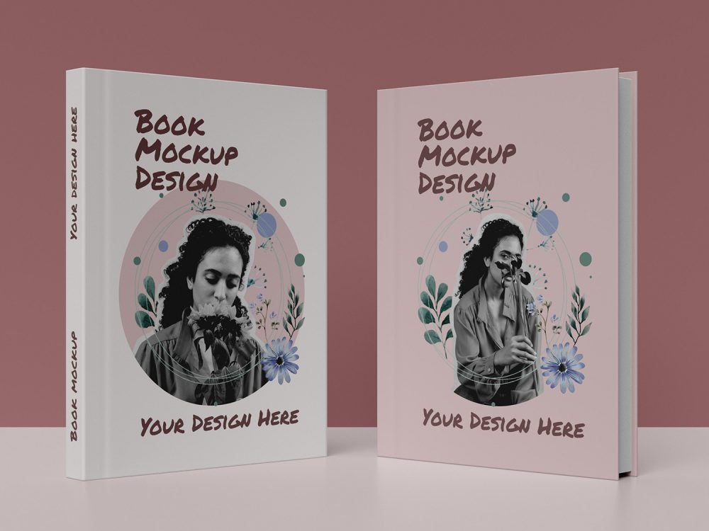 Beautiful Book Cover Free Mockup