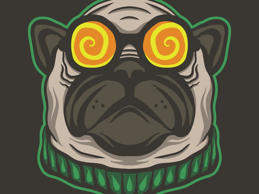 Bulldog Head Free Vector Illustration