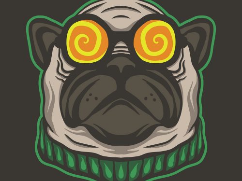 Bulldog Head Free Vector Illustration