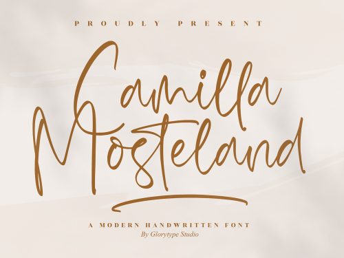 Camilla Mosteland Free Font