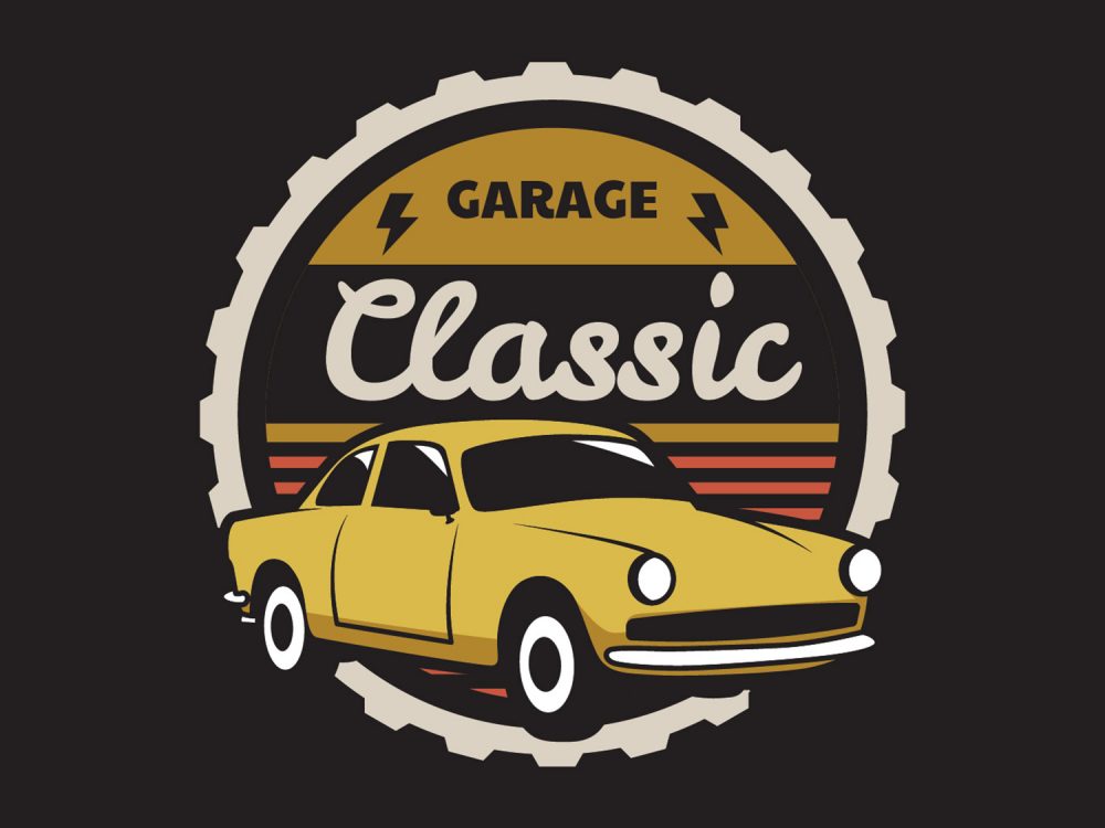 Car Badge Free Vector Illustration