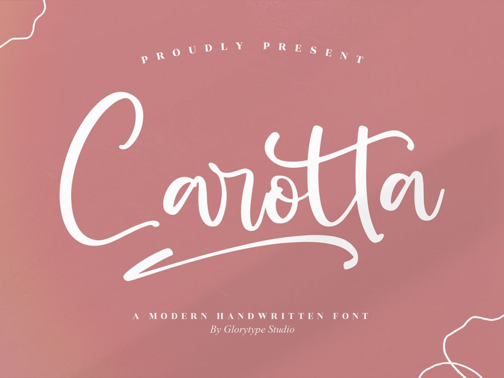 Carotta Free Font