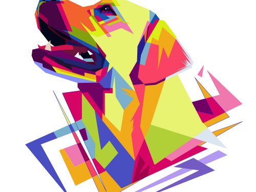 Dog Head Free Vector Illustration