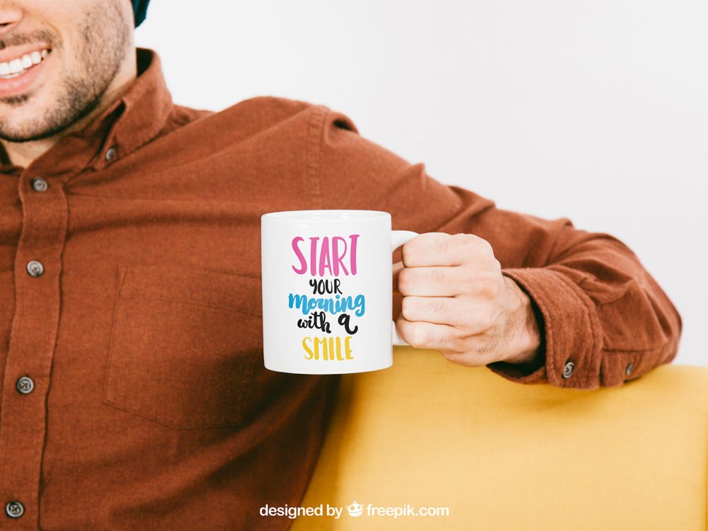 Free Ceramic Mug Mockup