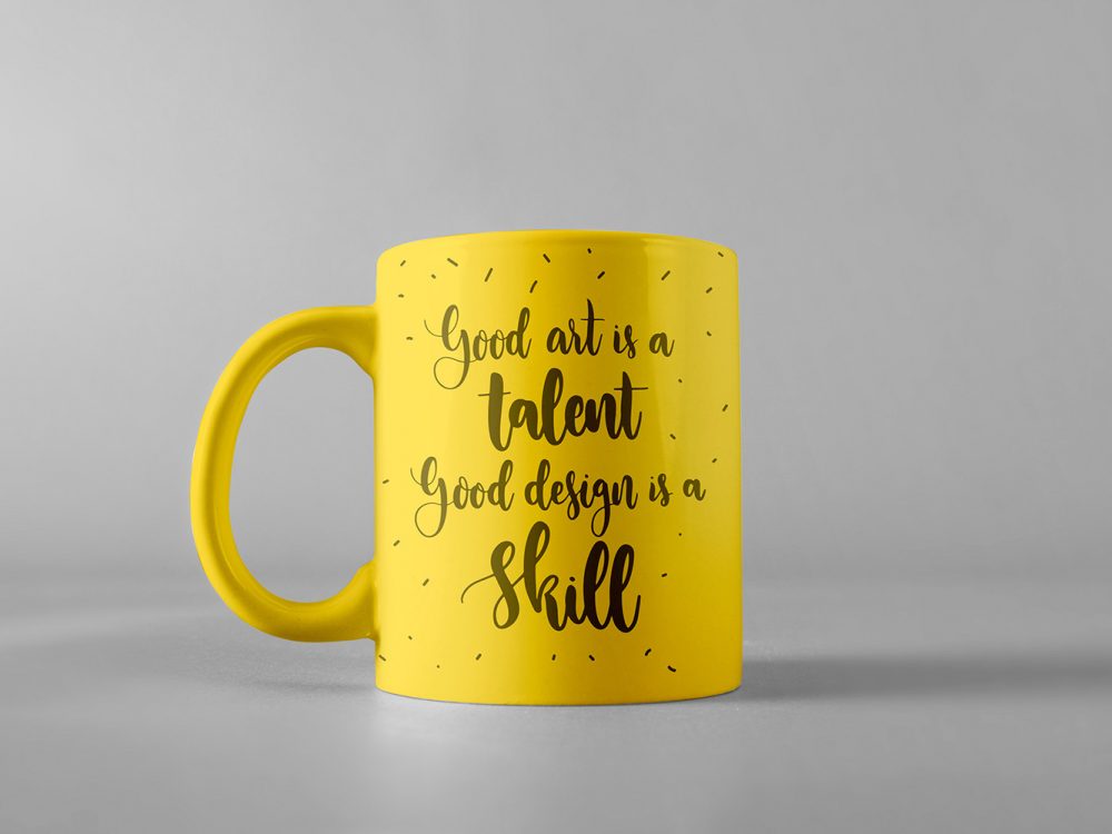 Free Ceramic Mug Mockup