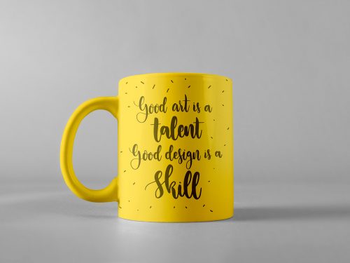 Free Ceramic Mug Mockup