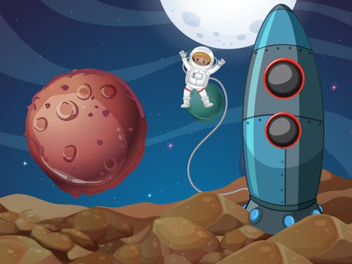 Free Concept Astronaut Illustration