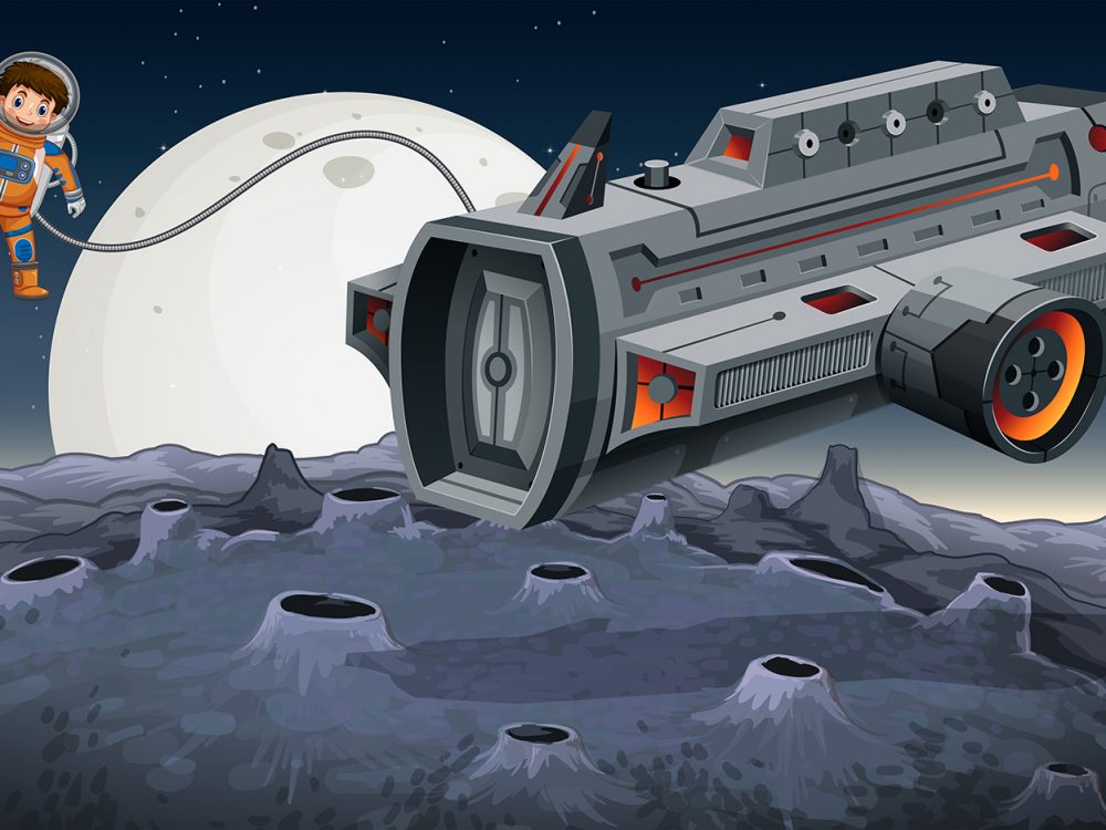 Free Consept Astronaut Illustration