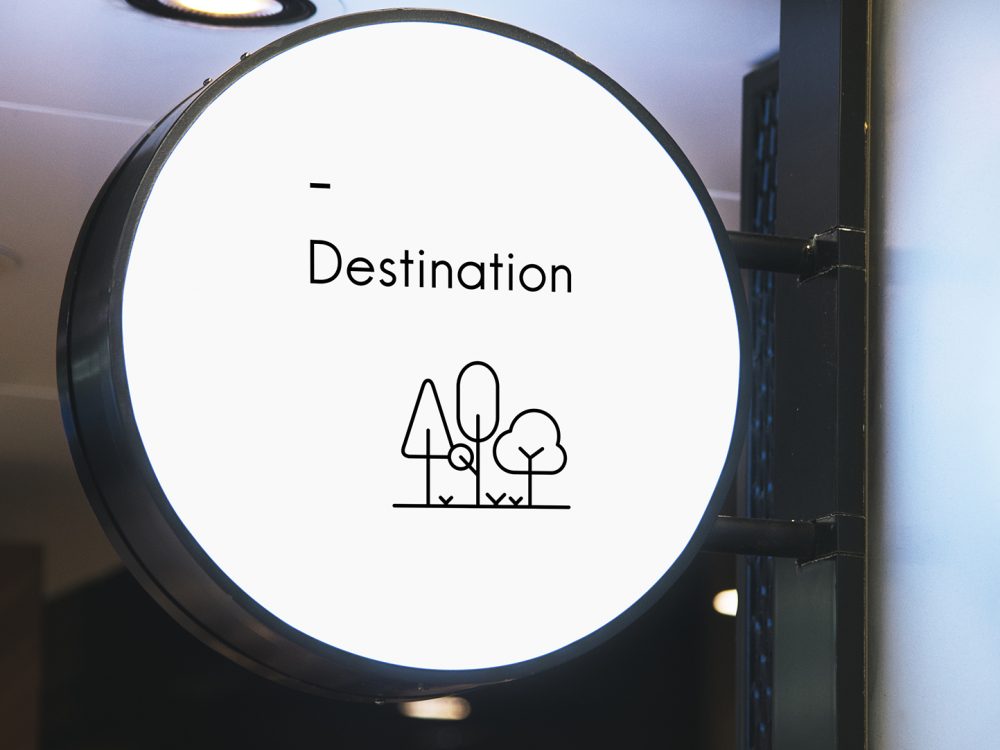 Free Shop Sign Mockup PSD