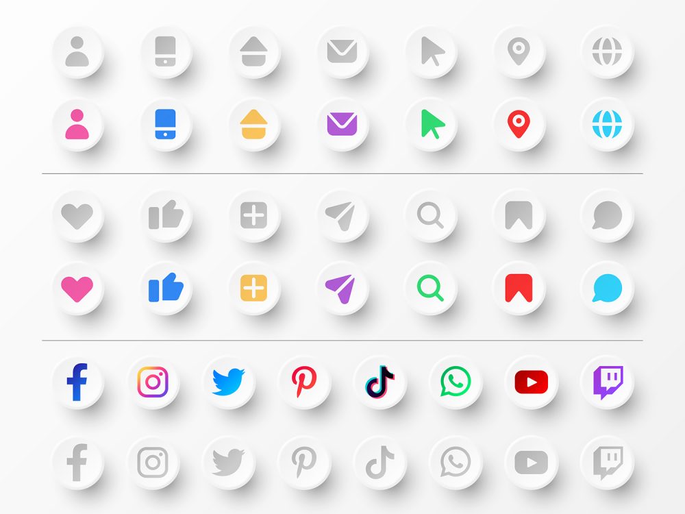 Free Social Media Vector Icons