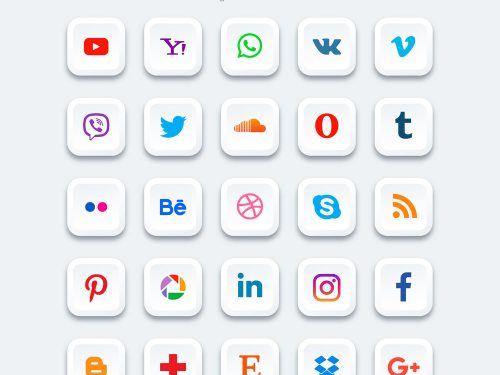 Free Social Media Vector Icons