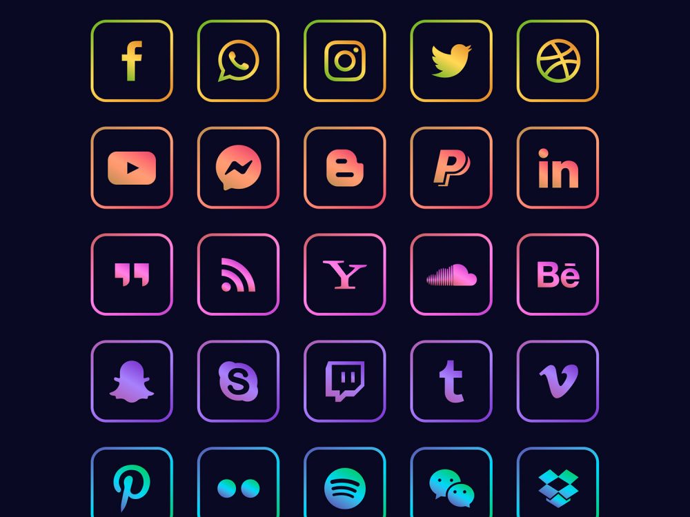 Free Social Media Vector Icons