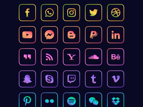 Free Social Media Vector Icons