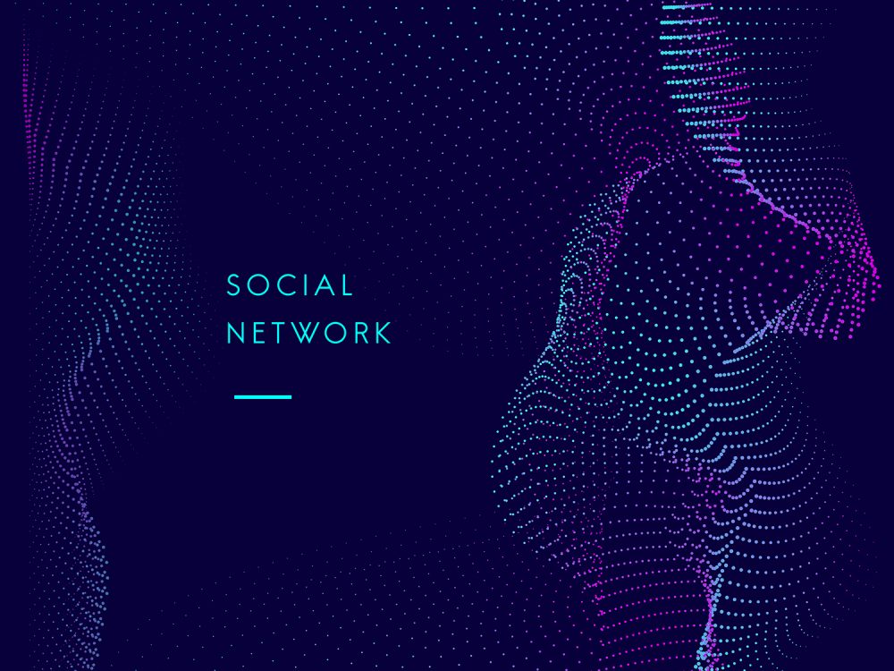 Futuristic Data Visualization Technology Background