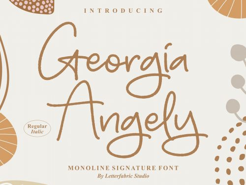 Georgia Angely Free Font