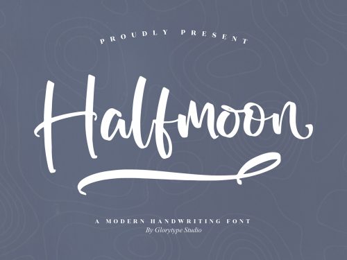 Halfmoon Free Font