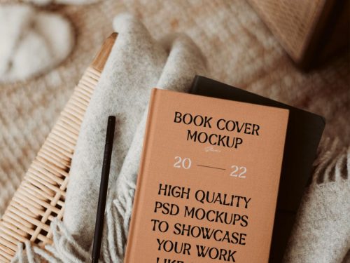 Hardcover Book PSD Mockup
