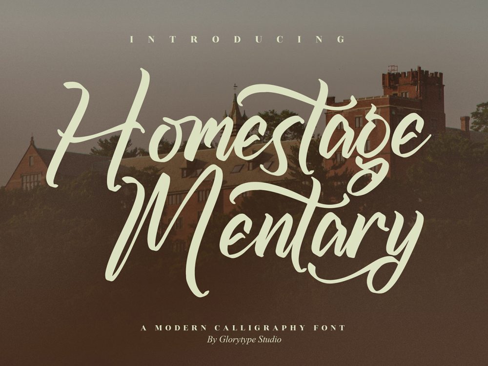 Homestage Mentary Free Font