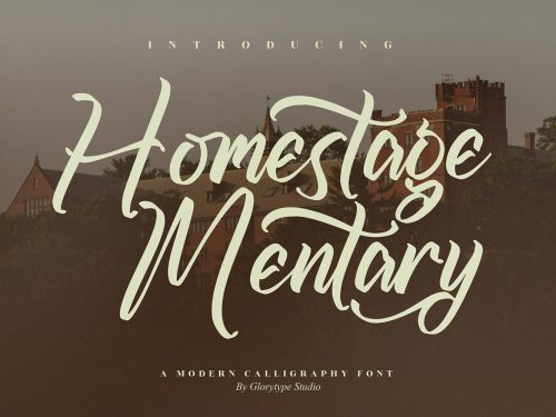 Homestage Mentary Free Font