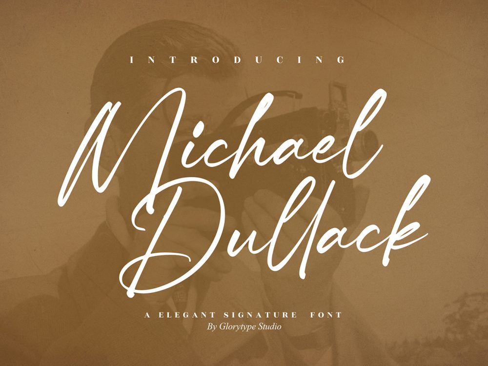 Michael Dullack Free Font