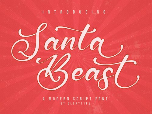 Santa Beast Free Font