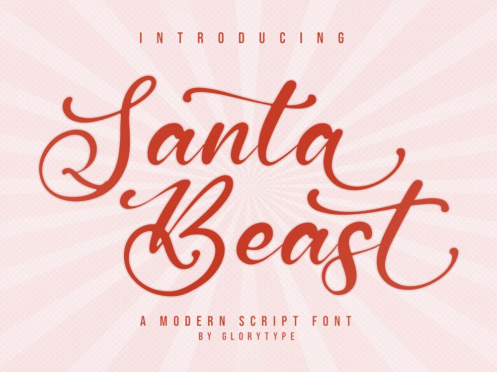 Santa Beast Free Font