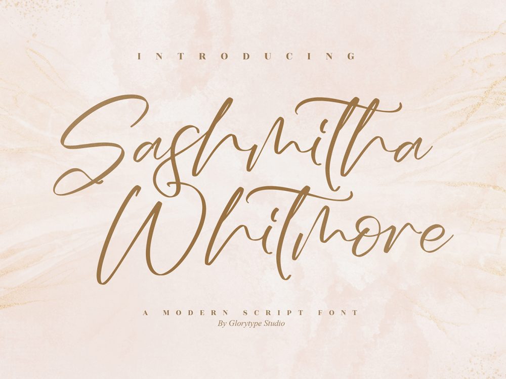 Sashmitha Whitmore Free Font