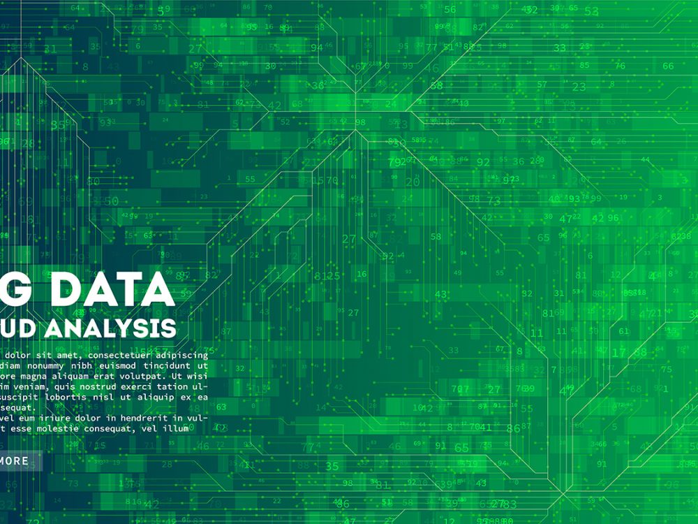 Science Digital Big Data Technology Background