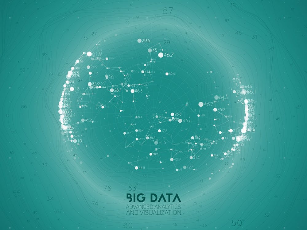 Science Digital Big Data Technology Background
