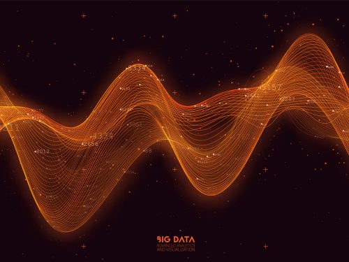 Science Digital Big Data Technology Background