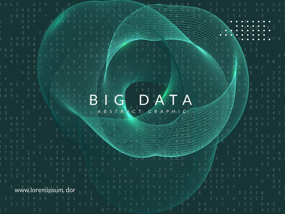 Science Digital Big Data Technology Background