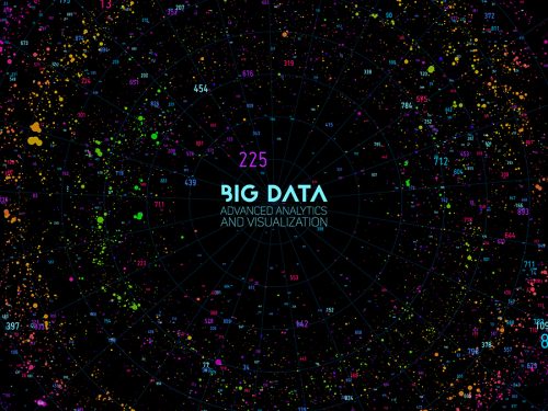 Science Digital Big Data Technology Background