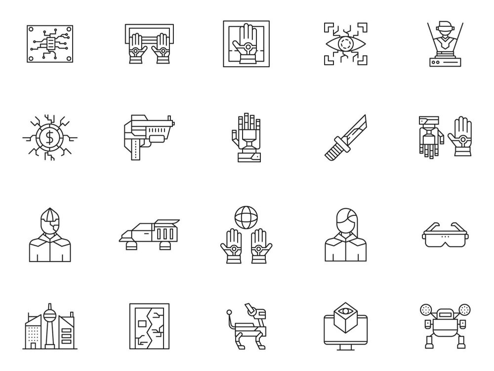 20 Cyberpunk Icons