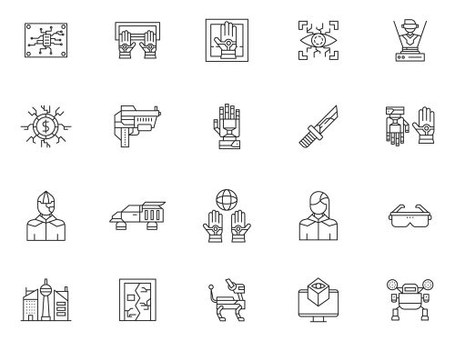 20 Cyberpunk Icons