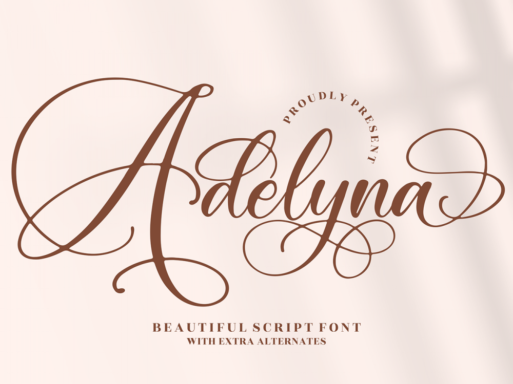 Adelyna Free Font