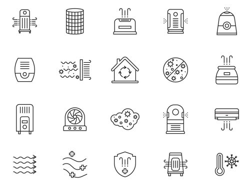 Air Purifier Icons