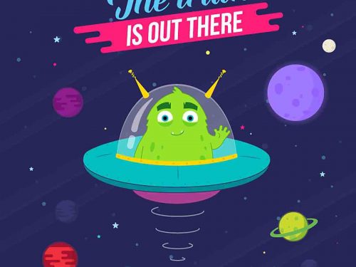 Alien Free Vector Illustration
