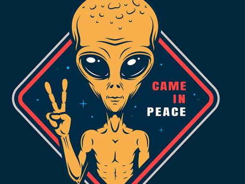 Alien Free Vector Illustration