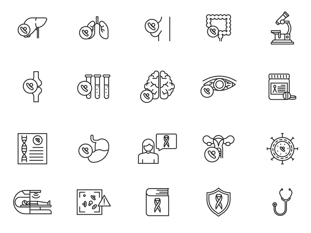 Cancer Research Icons