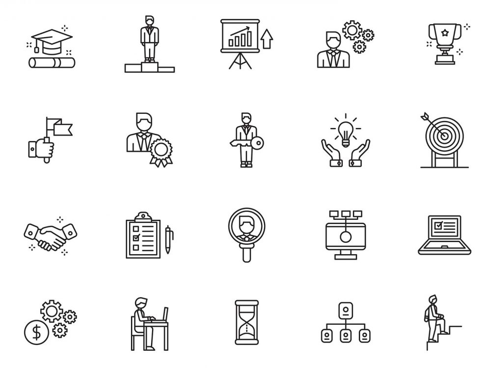 Career Building Icons