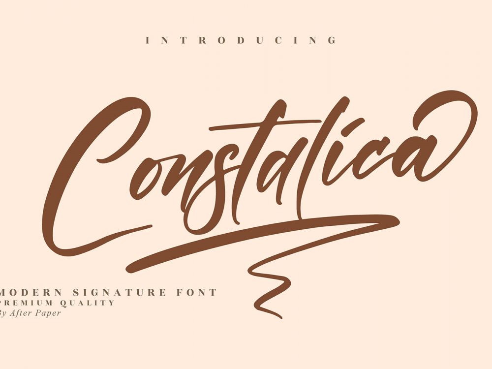 Constalica Free Font