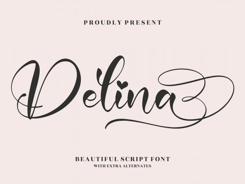 Delina Free Font