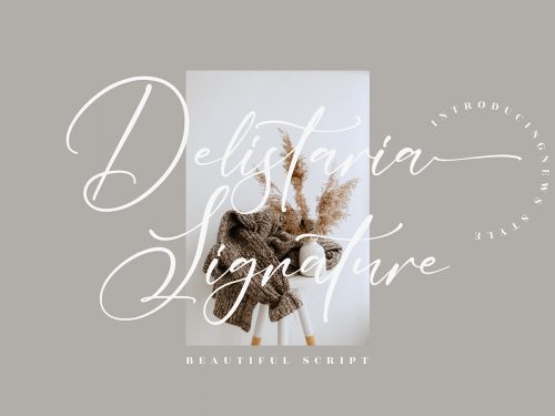 Delistaria Signature Free Font