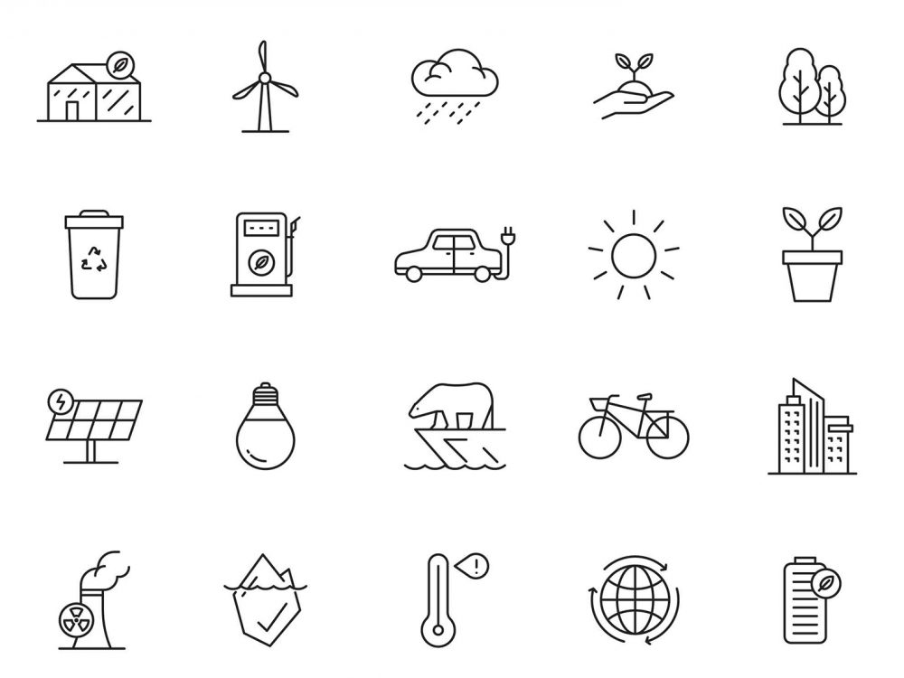 Environment Line Icons