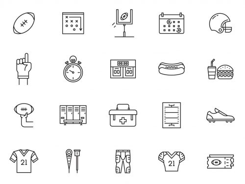 Football Vector Icons