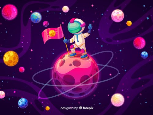 Free Concept Astronaut Illustration